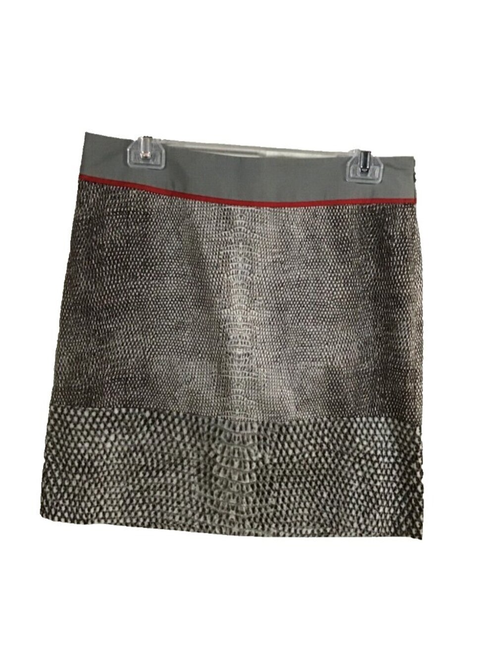 Kenneth Cole New York Womens 6 Lightweight Snake Print A Line Skirt